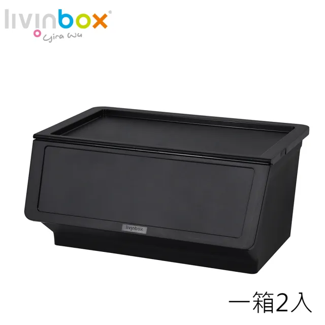 【livinbox 樹德】MHB-46-大嘴鳥家用整理箱46公升/2入(簡約風/可堆疊/收納箱/家居收納)
