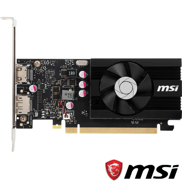 【MSI 微星】GeForce GT 1030 2GD4 LP OC 顯示卡