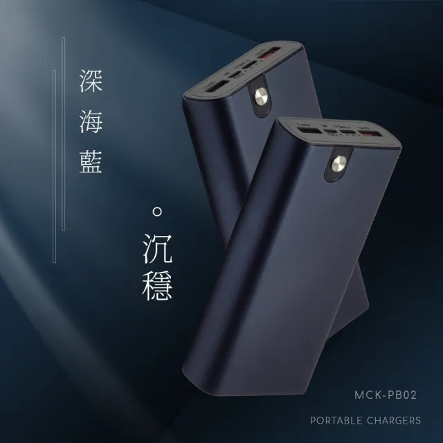 【MIT電霸】PD+USB 18W 鋁合金 20000快充行動電源(台灣製造)