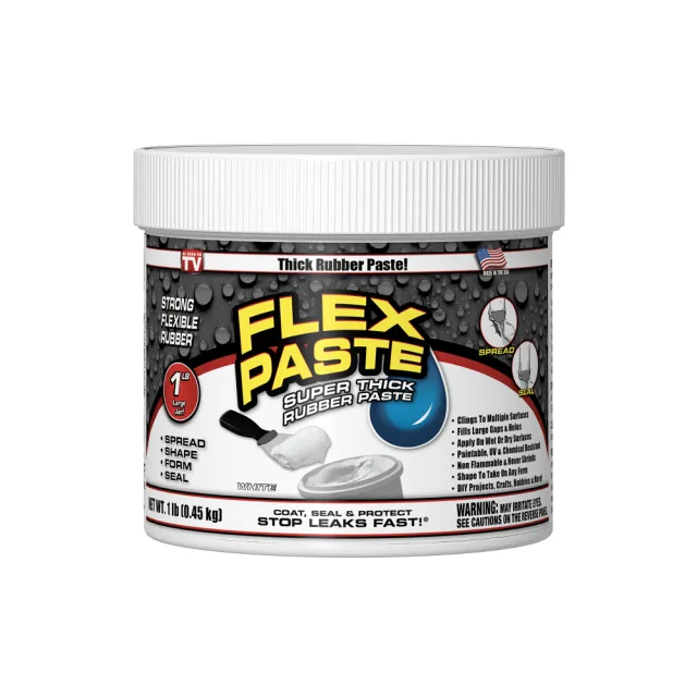 【Flex Paste】飛速防水補洞橡膠膏1磅(防水補洞止漏填縫)