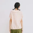 【Dailo】迷幻蘑菇印花打褶-女短袖襯衫  印花  藍 白 粉 綠(四色/魅力商品/版型合身)