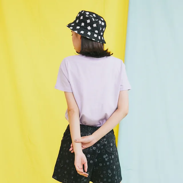 【Dailo】濃縮自己咖啡印花棉T-女短袖上衣 印花 紫 綠  粉(三色/魅力商品/版型合身)