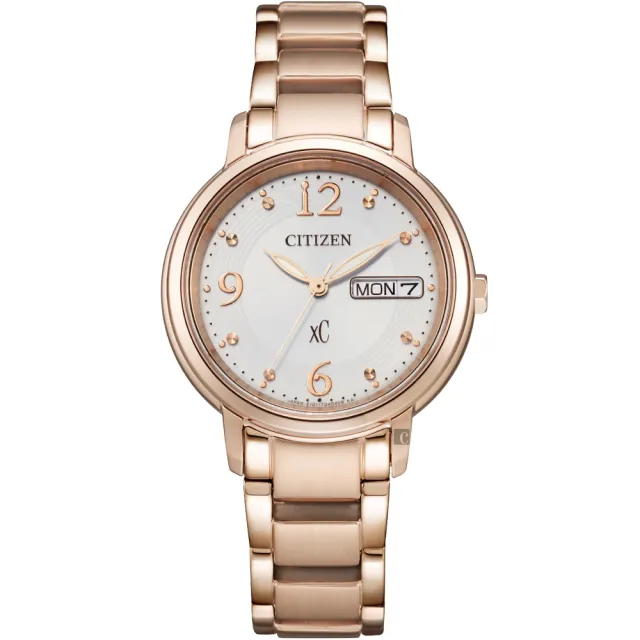 【CITIZEN 星辰】XC 亞洲限定 七夕光動能女錶 母親節 禮物 送禮(EW2426-54A)