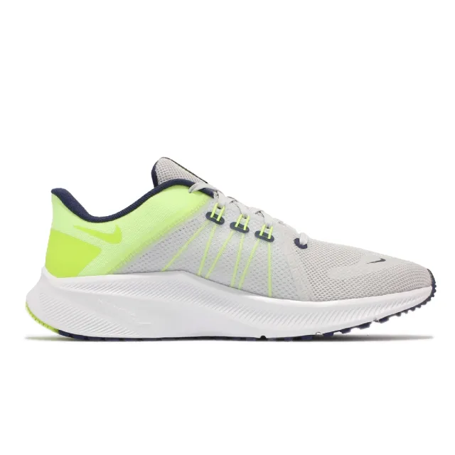 【NIKE 耐吉】慢跑鞋 Quest 4 避震 運動 男鞋 輕量 透氣 舒適 Flywire技術 灰 黃(DA1105-003)