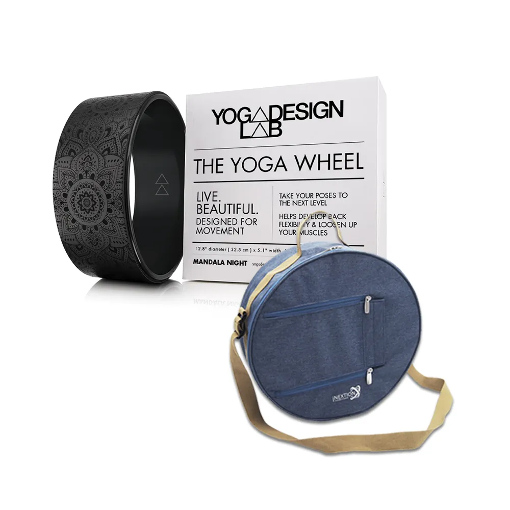 【Yoga Design Lab】瑜珈輪+INEXTION揹袋輕鬆帶著走組合(瑜珈輪兩款任選)