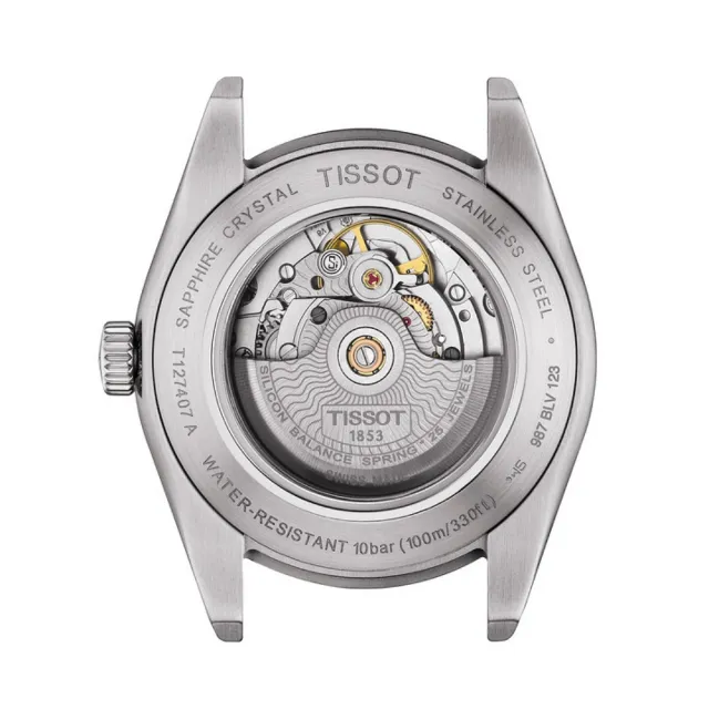 【TISSOT 天梭 官方授權】GENTLEMAN紳士系列 機械腕錶 / 40mm 禮物推薦 畢業禮物(T1274071104100)
