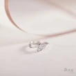 【蘇菲亞珠寶】30分 F/VVS1 18K金 彩帶 鑽石戒指