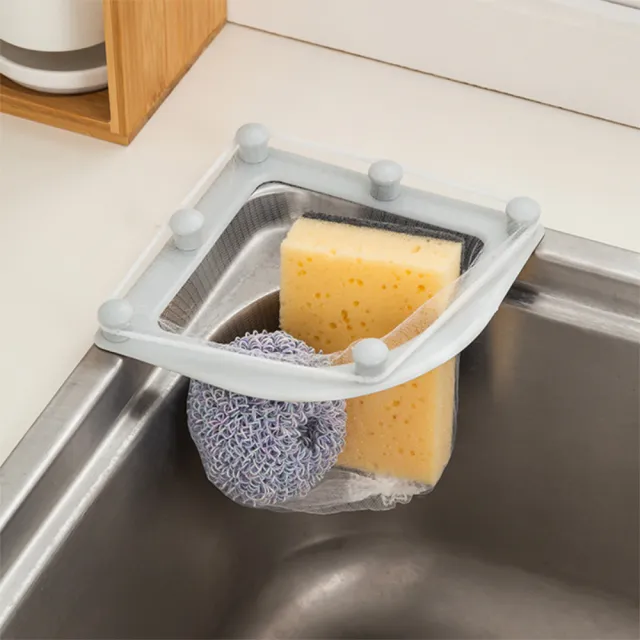 【Dagebeno荷生活】拋棄式水槽瀝水過濾網 廚房浴室隨手垃圾袋 加厚款(濾網補充包三包)