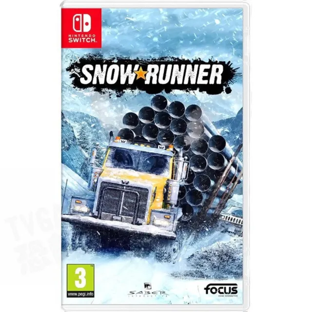 【Nintendo 任天堂】NS Switch 雪地奔馳 SNOW RUNNER 國際中文版(支援中文)