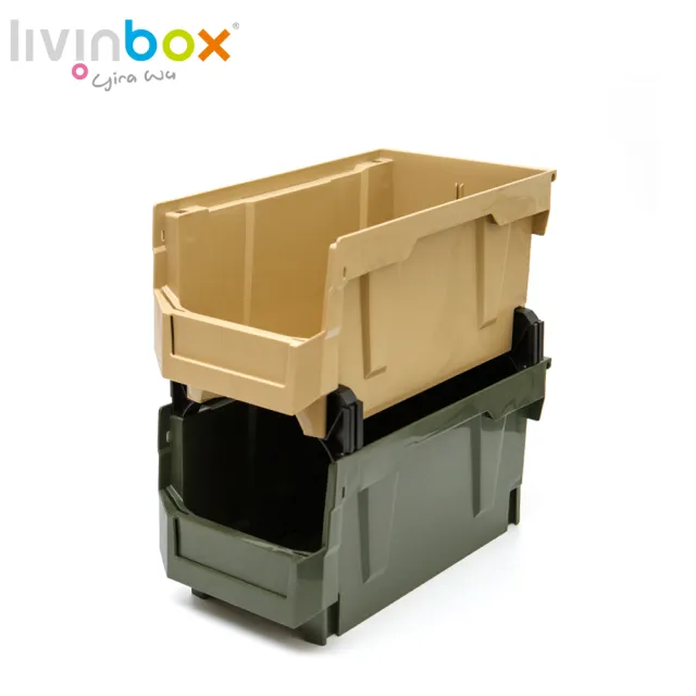 【livinbox 樹德】HB-2138X2高裝檢盒(工業風/萬用收納//可堆疊/家居收納/收納箱)