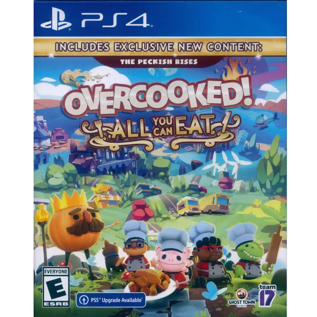 【SONY 索尼】PS4 胡鬧廚房！全都好吃 中英日文美版(Overcooked 煮過頭大合輯)