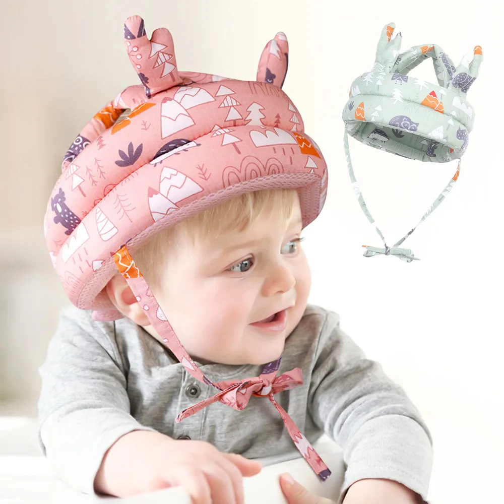 【OMG】寶寶學步防摔帽 學步安全帽 透氣防撞 頭部保護墊 防碰撞帽(360°無死角呵護)