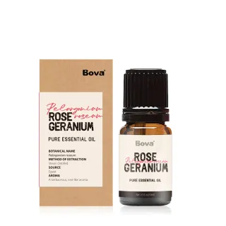 【Bova 法柏精品香氛】法柏天然玫瑰天竺葵精油10ml(花香調  單方精油)