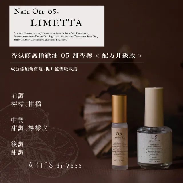【ARTiS di Voce】香氛修護指緣油 甜香檸