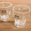 【日本BRUNO】雙層玻璃杯220ml(2入)