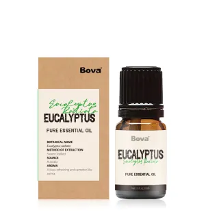 【Bova 法柏精品香氛】法柏天然尤加利精油10ml(草本香調  單方精油)