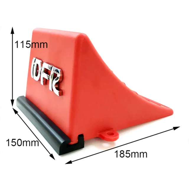 【IDFR】停車止滑車輪擋-中款-黃色-1組2入(停車擋 止滑擋 輪擋 輪胎擋 三角擋)