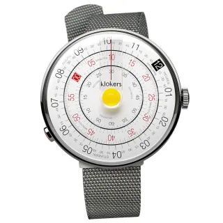 【klokers 庫克】KLOK-08-D1 白軸+米蘭錶帶