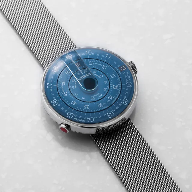 【klokers 庫克】KLOK-01-D7 午夜藍錶頭+米蘭錶帶