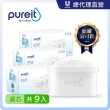 【Unilever 聯合利華】Pureit PX3000即淨濾水壺2.5L去水垢PLUS濾芯(9入組)