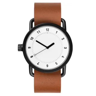 【TID Watches】NO.1 White 白X棕-40mm(TID-W200-TW)