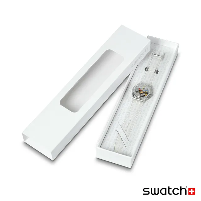 【SWATCH】Gent 原創系列手錶CLEARLY GENT 瑞士錶 錶(34mm)