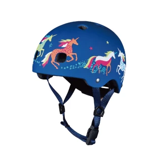 【Micro】消光獨角獸安全帽/運動用頭盔(自行車、滑板車用、帶發光警示燈)
