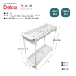 【Belca】日本製雙層廚房收納架12cm(抽屜式設計/醬料收納/衛浴收納架)