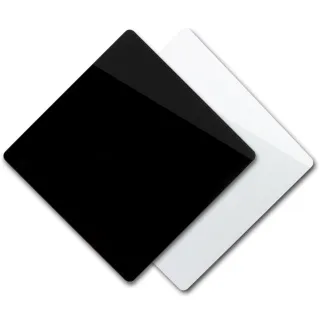 【HTR】壓克力倒影板組合二 黑白組合(30x30cmX2片)