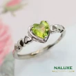 【Naluxe】天然寶石橄欖石l心有所屬活動圍戒指(八月誔生石、幸運之石、增加魅力)