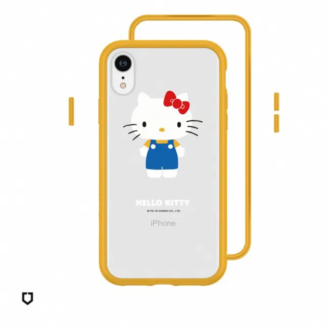 【RHINOSHIELD 犀牛盾】iPhone 13 mini/13 Pro/Max Mod NX邊框背蓋手機殼/稍息立正老師好(Hello Kitty)