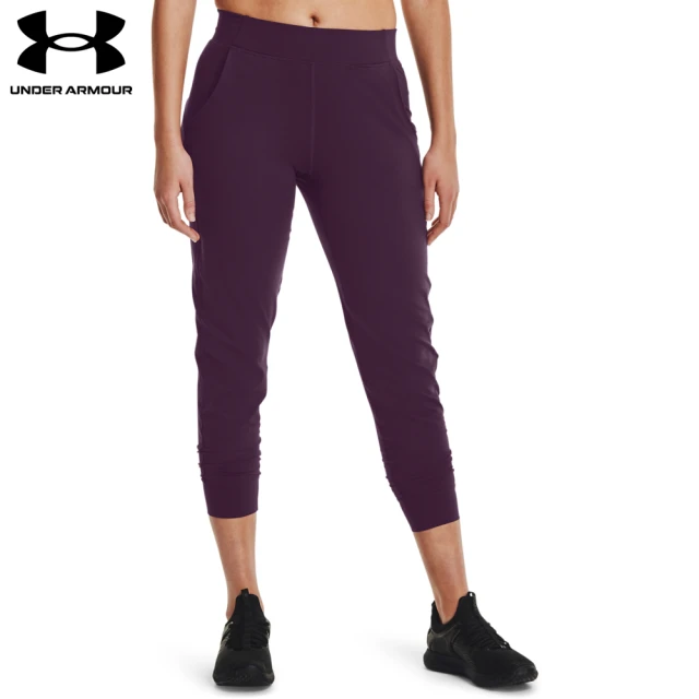 【UNDER ARMOUR】UA 女 Meridian運動長褲(紫)