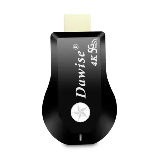 【DW 達微科技】Dawise四核心4K款第十代5G雙頻全自動無線影音電視棒(附4大好禮)