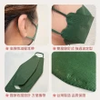 【MASAKA】台灣製高效防護成人4D口罩10片/盒 多種顏色可選(魚口立體口罩)