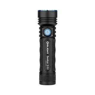 【Olight】電筒王 SEEKER 3 PRO 黑色(4200流明 250米 強泛光LED手電筒 電量顯示 防水 露營 登山)