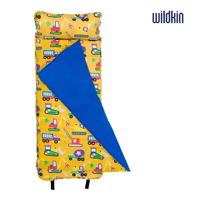 【Wildkin】無毒幼教兒童睡袋(28110怪手卡車)
