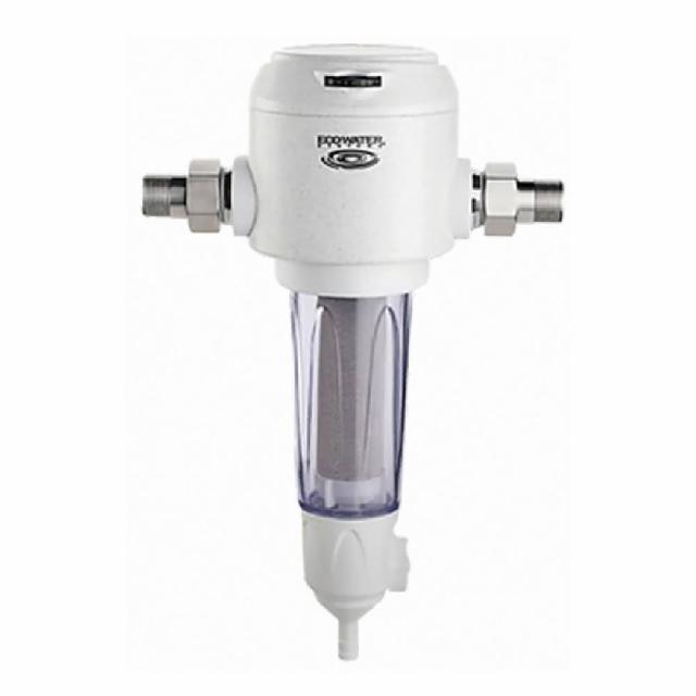 Norit 諾得 ESF05-M 不鏽鋼前置手動反洗過濾器，採用濾芯淨水方式，適合4~5公升容量需求。產品尺寸241 x 96 x 352 mm，1入裝，臺灣產地公司貨，提供1年保固。有效過濾雜質，易於手動反洗維護，是家用前置過濾器的理想選擇，提升水質安全與使用便利。