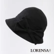 【Lorensa 蘿芮】秋冬款蝴蝶結素色保暖經典冬帽