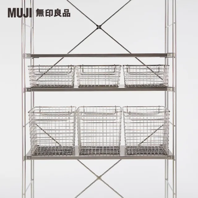 【MUJI 無印良品】不鏽鋼收納籃5