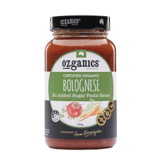 【Ozganics】澳洲無麩質有機蔬菜義大利麵醬 500g/罐