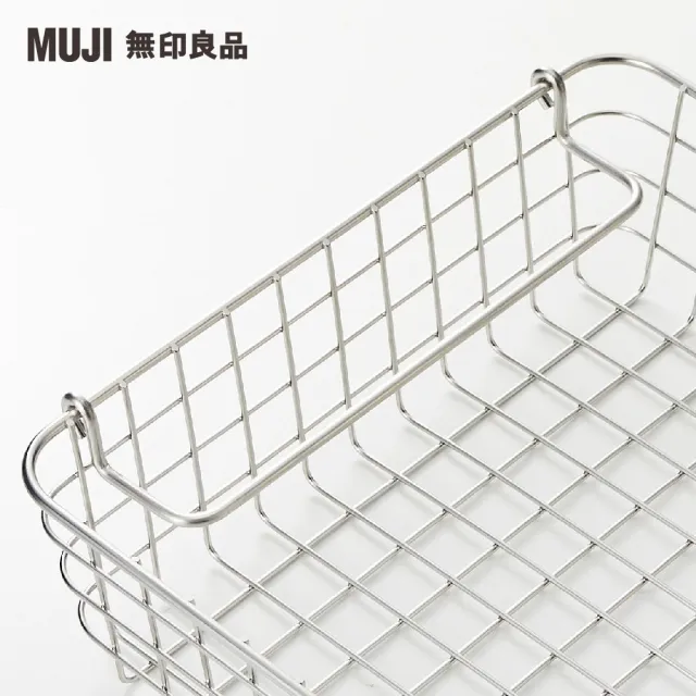 【MUJI 無印良品】不鏽鋼收納籃2
