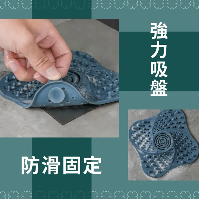 【排水孔過濾利器】浴室排水孔過濾蓋-2入組(防蟲蓋 地漏 排水孔蓋 濾網 水槽蓋 防堵塞 毛髮過濾)