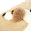 【Finara 費納拉】療癒毛孩．澳洲羊毛牛皮混搭設計抱枕(多款任選)