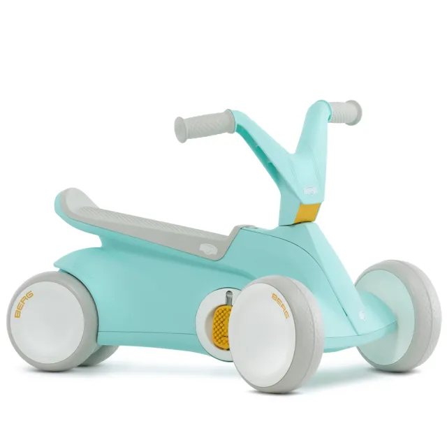 【BERG】荷蘭 GO2 兒童4輪多功能滑步自行車-湖水綠(學步車、嚕嚕車、腳踏車)