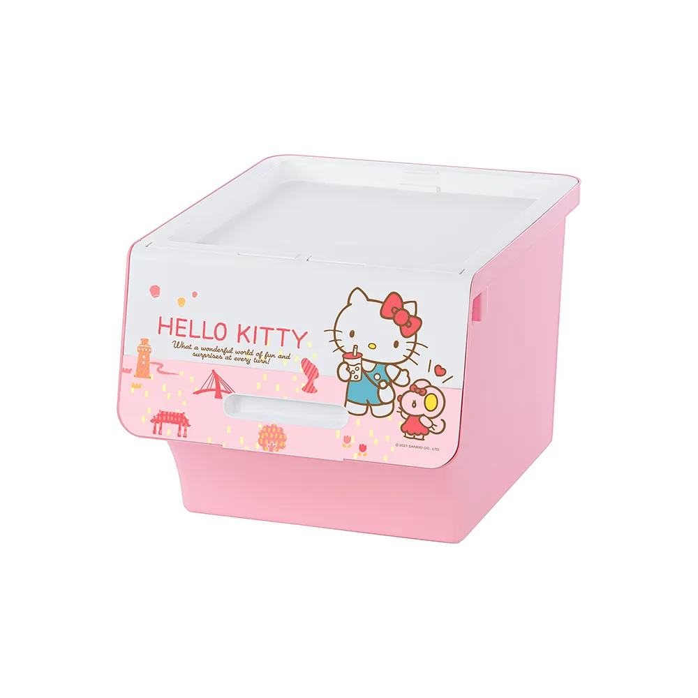 【KEYWAY 聯府】面寬38.7-Kitty直取式整理箱40L-2入 遊台灣(MIT台灣製造)