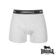 【LONSDALE 英國小獅】英倫紳士 鈕扣四角內褲2入(灰色 LT422013)