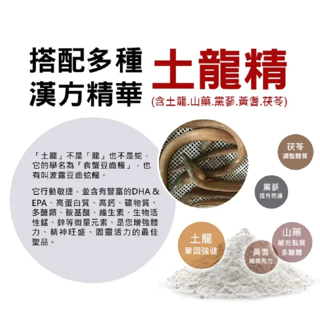 【草本之家】土龍精膠囊3入組(30粒/入)