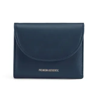 【Premium Authentic】PA暮．時光真皮短夾-星空藍-附彩盒(PA 真皮 牛皮 短夾 皮夾 零錢包 錢包 皮夾)
