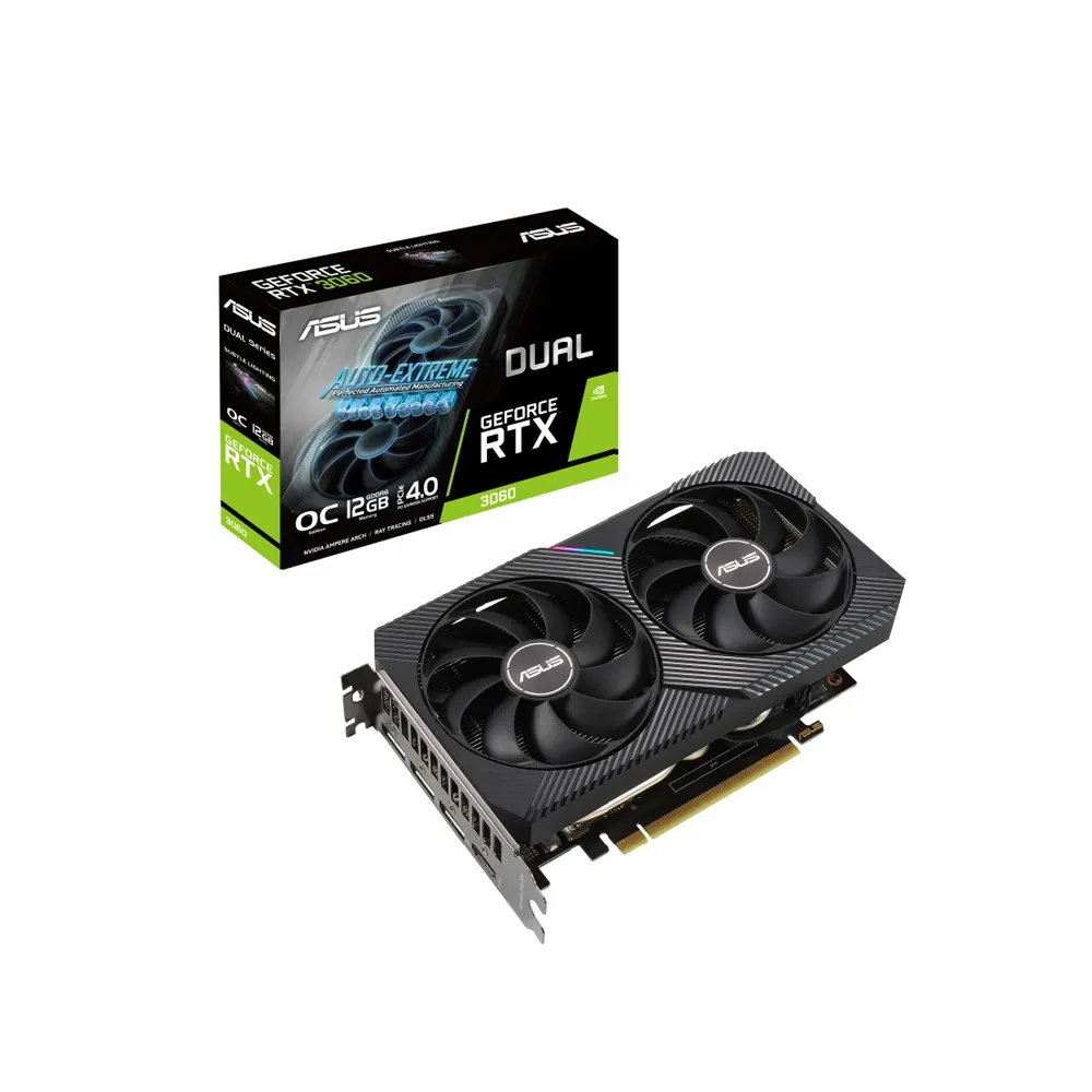 【ASUS 華碩】DUAL GeForce RTX3060-O12G-V2 顯示卡