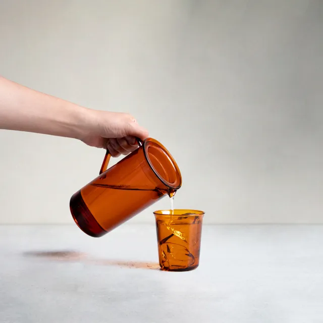 【Kinto】CAST AMBER琥珀色玻璃杯 250ml